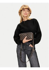 Guess Torebka HWEQG9 51012 Brązowy. Kolor: brązowy. Materiał: skórzane