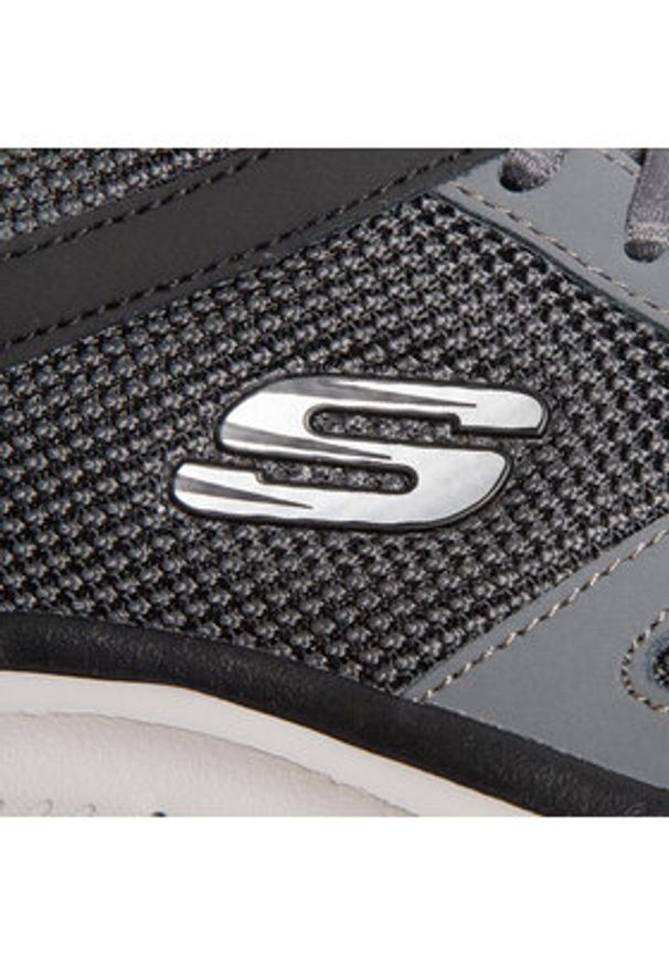 skechers - Skechers Sneakersy Track 52630/CCLM Szary. Kolor: szary. Materiał: skóra, syntetyk