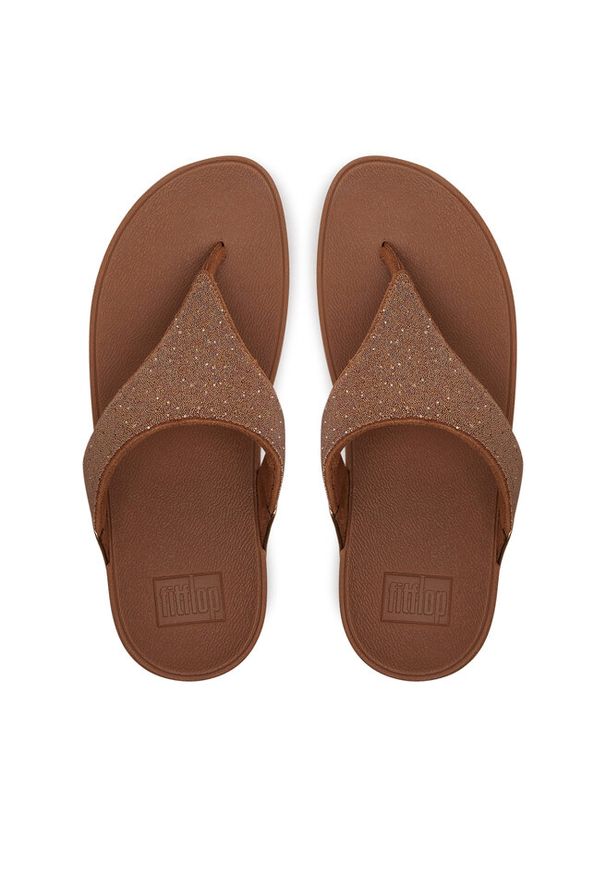 Japonki FitFlop. Kolor: brązowy