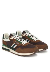 Pepe Jeans Sneakersy Kingston College M PMS400010 Brązowy. Kolor: brązowy. Materiał: zamsz, skóra #3