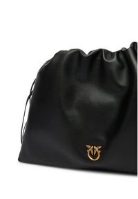 Pinko - PINKO Torba MAXI CLUTCH+TRACOLLA SP Czarny. Kolor: czarny. Materiał: skórzane #5