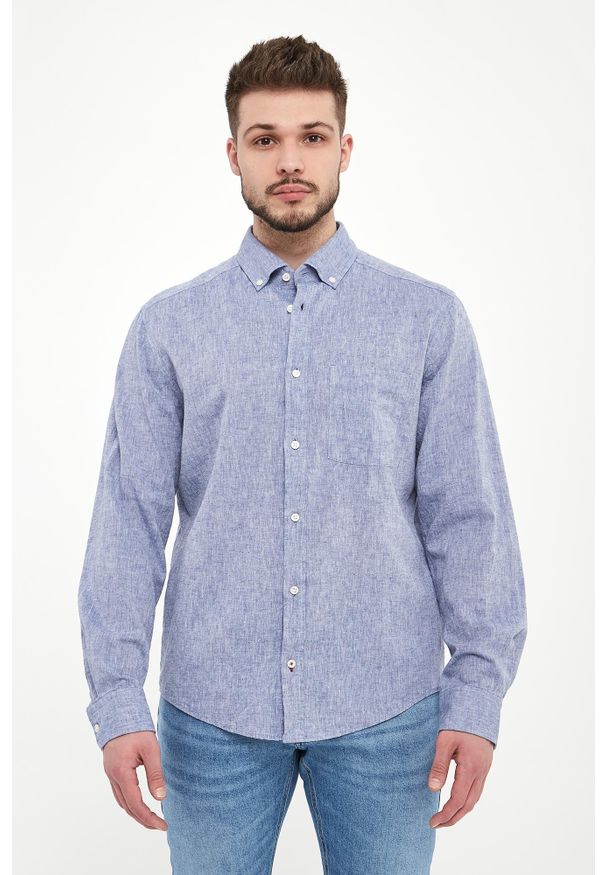 JOOP! Jeans - Koszula męska lniana Hali26-W JOOP! JEANS. Materiał: len