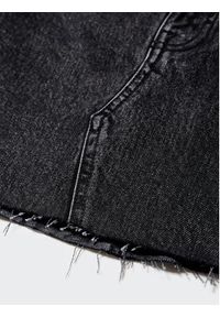 mango - Mango Spódnica jeansowa Hailey 57050291 Czarny Regular Fit. Kolor: czarny. Materiał: jeans, bawełna #8
