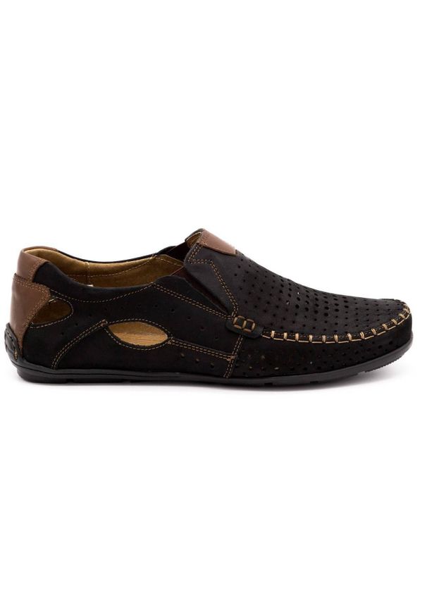 Mario Pala Buty męskie mokasyny 901 lato czarny czarne. Okazja: na co dzień. Zapięcie: bez zapięcia. Kolor: czarny. Materiał: skóra, len, materiał, guma. Sezon: lato. Styl: casual