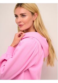 Kaffe Bluza Sally 10507152 Różowy Regular Fit. Kolor: różowy. Materiał: bawełna, syntetyk #4