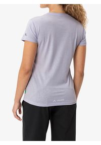 Koszulka z nadrukiem damska Vaude Cyclist T-Shirt V. Kolor: fioletowy. Wzór: nadruk