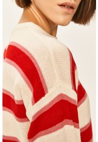 ANSWEAR - Answear - Sweter. Okazja: na co dzień. Kolor: kremowy. Materiał: dzianina, akryl. Styl: casual #5