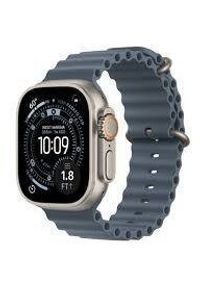 APPLE - Smartwatch Apple Watch Ultra 3 GPS + Cellular 49mm Natural Titanium / Ocean Band Niebieski (MEWH4QR/A). Rodzaj zegarka: smartwatch. Kolor: niebieski #1
