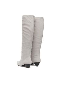 Badura Kozaki EO-APRIL-123433 Szary. Kolor: szary. Materiał: skóra, zamsz #6