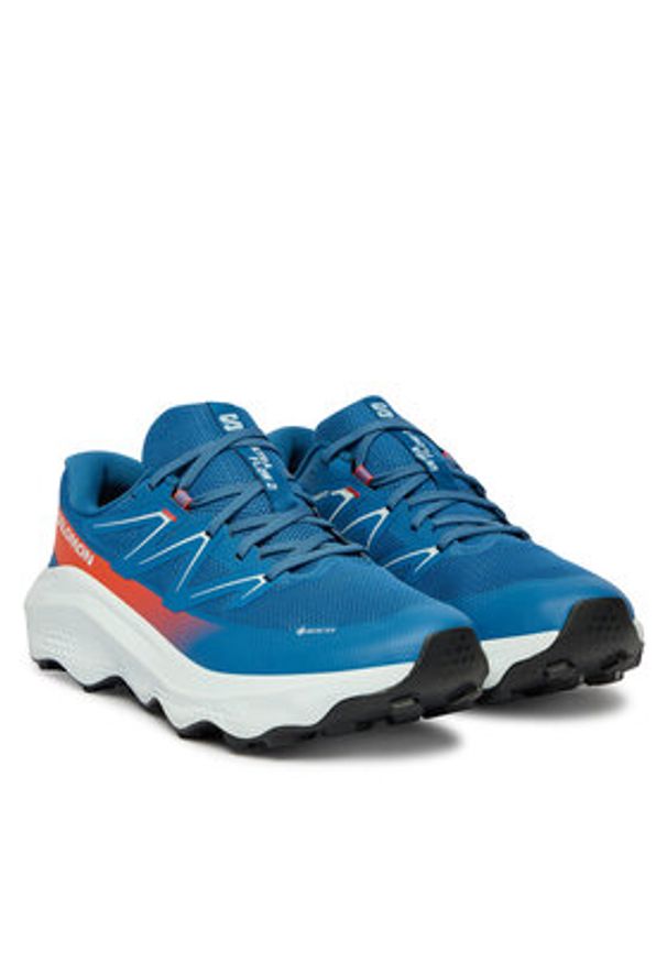 salomon - Salomon Buty do biegania Ultra Flow 2 Gtx L47981500 Niebieski. Kolor: niebieski. Materiał: materiał