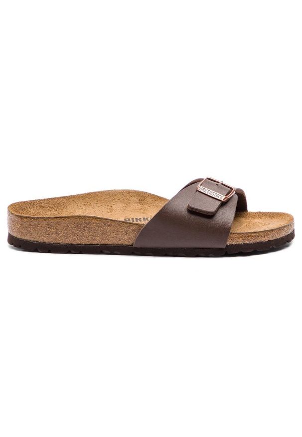 Klapki Birkenstock. Kolor: brązowy