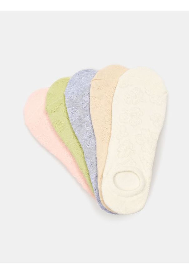 Sinsay - Bawełniane skarpetki 5 pack - wielobarwny. Materiał: bawełna