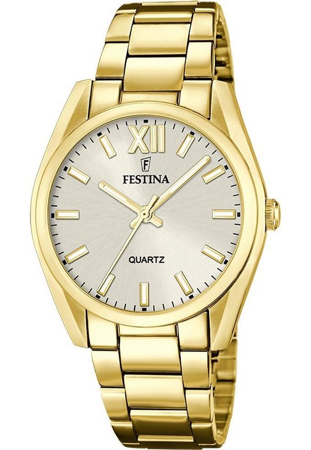 Zegarek Festina Zegarek damski Festina F20640-1 złoty. Kolor: złoty