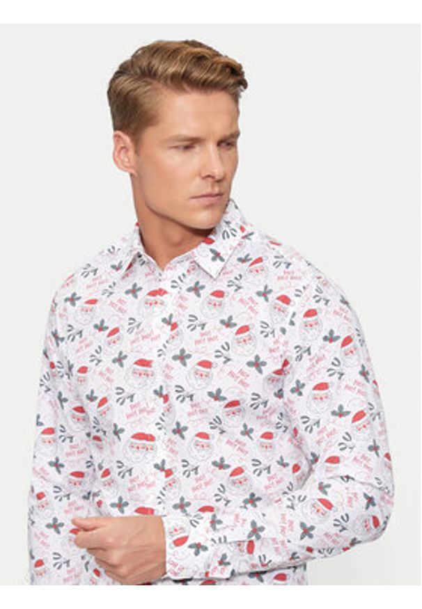 Only & Sons Koszula 22031026 Kolorowy Slim Fit. Materiał: bawełna. Wzór: kolorowy