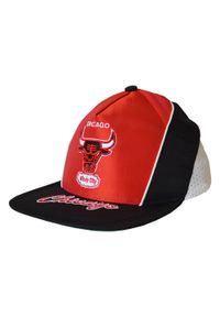 Czapka z daszkiem Mitchell & Ness NBA Chicago Bulls Snapback -CBUYYPPPBKRD. Kolor: czerwony, wielokolorowy, czarny