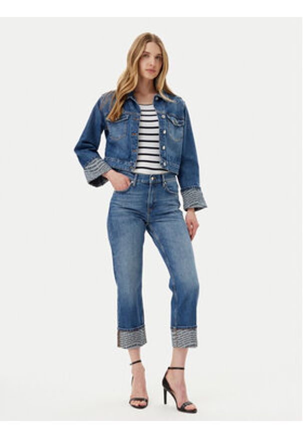 JOOP! Jeans Kurtka jeansowa 30046665 Niebieski Relaxed Fit. Kolor: niebieski. Materiał: bawełna