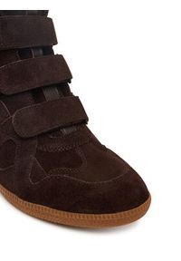 Nokwol Sneakersy Demmi Brązowy. Kolor: brązowy. Materiał: zamsz, skóra #4