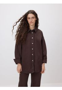 Reserved - Jeansowa koszula - dark grey jeans. Materiał: jeans #1