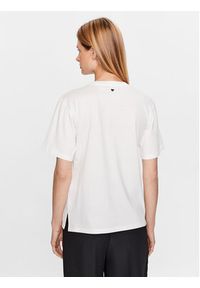 Weekend Max Mara T-Shirt Denaro 2359760539 Biały Regular Fit. Kolor: biały. Materiał: bawełna