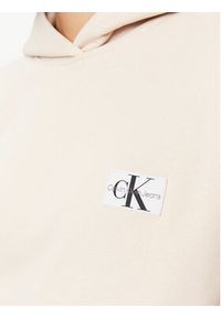 Calvin Klein Jeans Bluza J20J222732 Beżowy Regular Fit. Kolor: beżowy. Materiał: bawełna