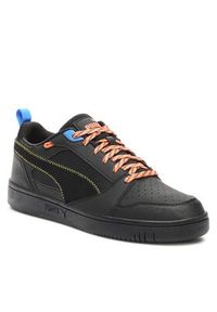 Puma Sneakersy Rebound v6 Low Open 393581 01 Czarny. Kolor: czarny. Materiał: skóra