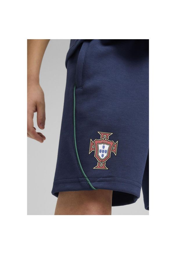 Puma - Młodzieżowe szorty Portugalia Casuals PUMA Persian Blue Sunny Yellow. Kolor: żółty, wielokolorowy, niebieski
