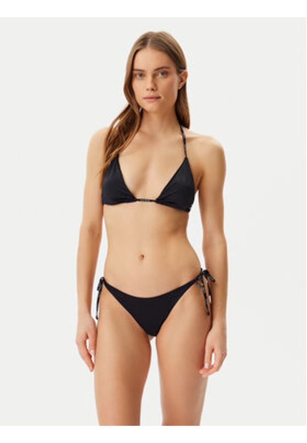 Hugo - HUGO Dół od bikini Pure 50535795 Czarny. Kolor: czarny. Materiał: syntetyk
