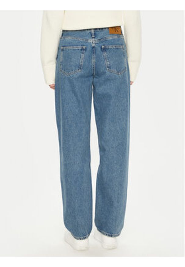 Calvin Klein Jeans Jeansy 90's J20J224552 Niebieski Loose Fit. Kolor: niebieski