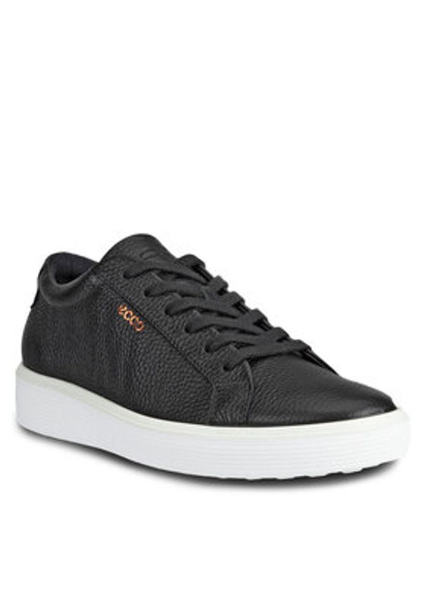 ecco - ECCO Sneakersy Soft 60 W Shoe . Delete 21920301001 Czarny. Kolor: czarny. Materiał: skóra
