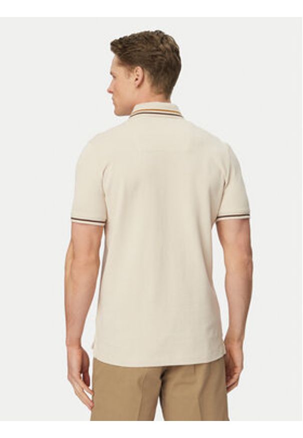 Aeronautica Militare Polo 261PO1914UP00403 Beżowy Regular Fit. Typ kołnierza: polo. Kolor: beżowy. Materiał: bawełna