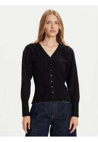Vero Moda Kardigan Saba 10334777 Czarny Regular Fit. Kolor: czarny. Materiał: syntetyk