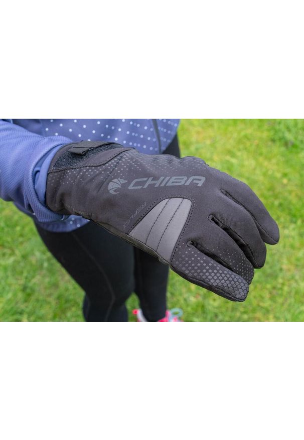 CHIBA - Rękawiczki sportowe unisex Chiba Bioxcell Wamr Winter z wodoodporną membraną. Kolor: wielokolorowy, czarny, szary. Sezon: zima. Sport: kolarstwo