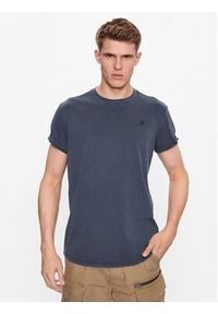 G-Star RAW - G-Star Raw T-Shirt D16396-2653-D418 Niebieski Regular Fit. Kolor: niebieski. Materiał: bawełna #9