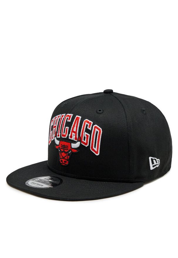 New Era Czapka z daszkiem Nba Patch 950 Bulls Blkfdr 60364257 Czarny. Kolor: czarny. Materiał: bawełna, materiał