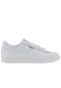 Buty Puma Smash 3.0 39098701 - białe. Kolor: biały. Materiał: guma, skóra, syntetyk. Szerokość cholewki: normalna. Sport: tenis #1