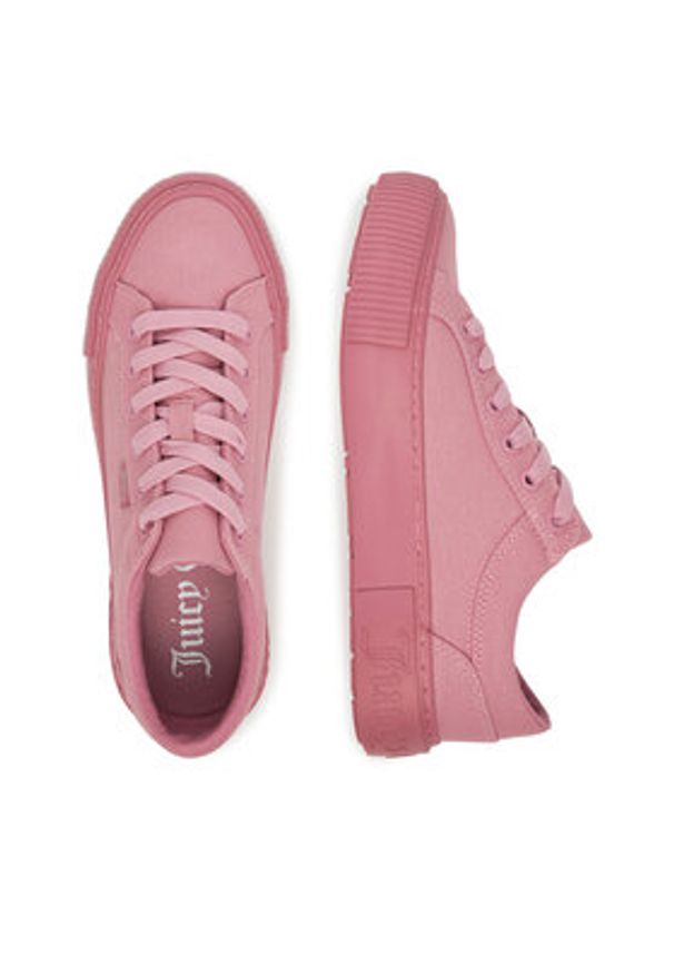 Juicy Couture Tenisówki VSJU001 Różowy. Kolor: różowy. Materiał: materiał