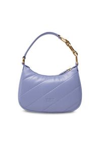 Pinko Torebka Half Moon Mini Maxi Quilt AL 22-23 PLTT 1P22YQ A0AF Fioletowy. Kolor: fioletowy. Materiał: skórzane #2