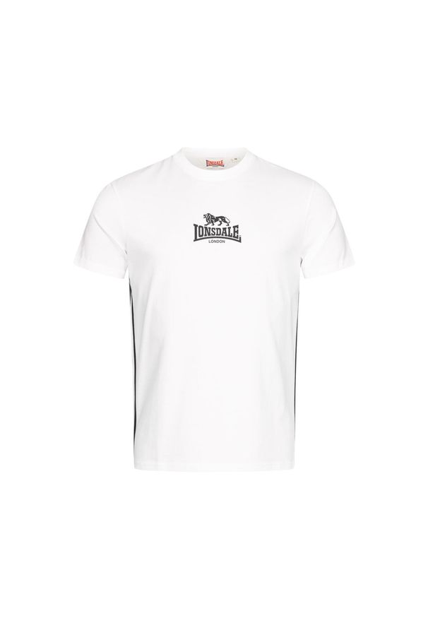 T-shirt o klasycznym kroju Lonsdale Shegra. Kolor: wielokolorowy, biały, czarny