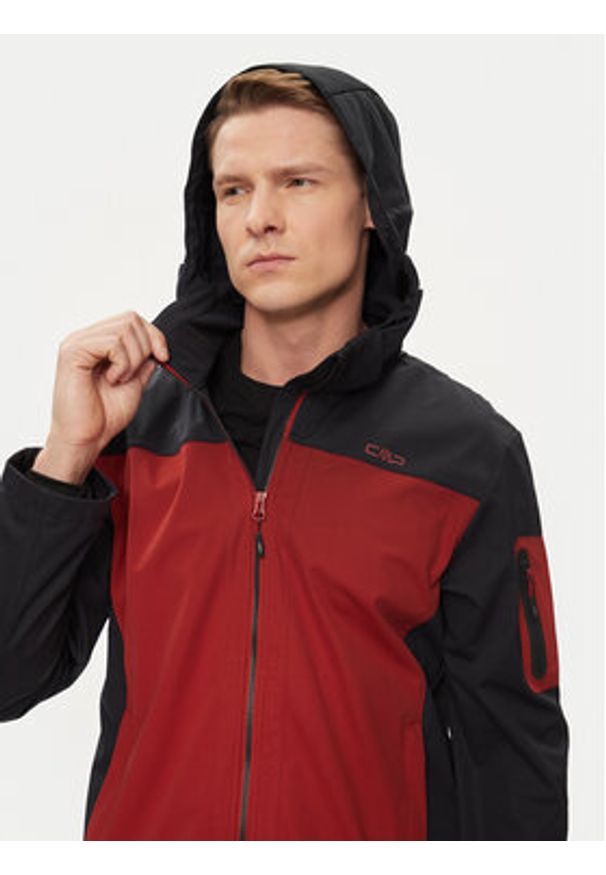 CMP Kurtka przeciwdeszczowa 39A5027 Szary Regular Fit. Kolor: szary. Materiał: syntetyk