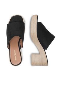 Clara Barson Klapki WS2P227-03 Czarny. Kolor: czarny. Materiał: materiał