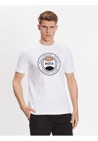 BOSS - Boss T-Shirt 50486205 Biały Regular Fit. Kolor: biały. Materiał: bawełna