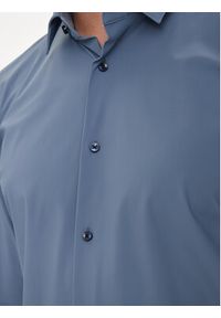 BOSS - Boss Koszula P-Hank-S-Kent-C1-222 50503554 Niebieski Slim Fit. Typ kołnierza: kołnierzyk klasyczny. Kolor: niebieski. Materiał: syntetyk
