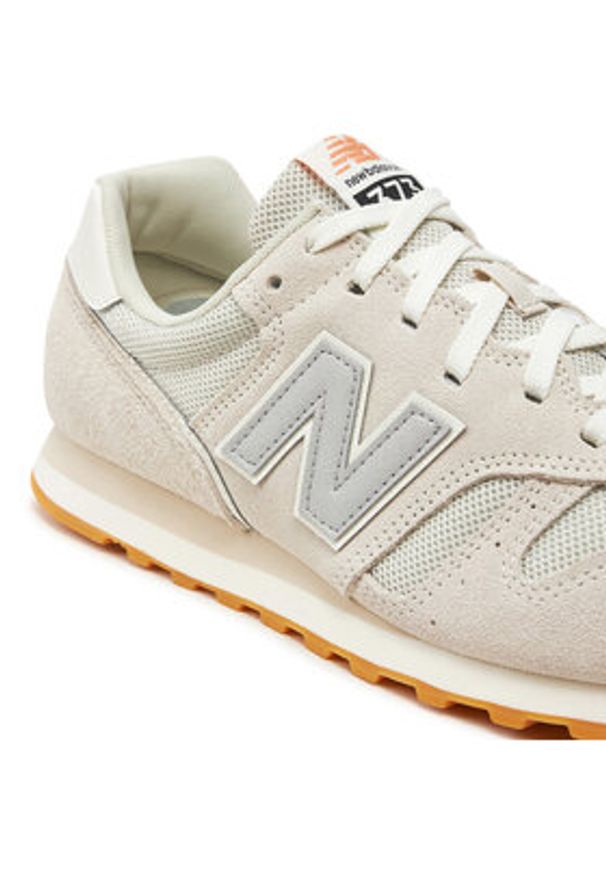 New Balance Sneakersy ML373SW2 Beżowy. Kolor: beżowy. Materiał: skóra, zamsz. Model: New Balance 373