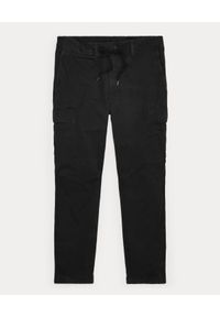 Ralph Lauren - RALPH LAUREN - Czarne spodnie cargo. Kolor: czarny. Materiał: bawełna, tkanina. Styl: klasyczny #2