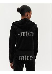 Juicy Couture Bluza Rodeo Robertson JCBAS223822 Czarny Slim Fit. Kolor: czarny. Materiał: syntetyk