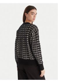 DKNY Sweter P5MSAX92 Czarny Regular Fit. Kolor: czarny. Materiał: bawełna #5