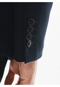 Pako Lorente - PAKO LORENTE – Granatowa dwurzędowa marynarka męska. Okazja: na co dzień. Kolor: niebieski, czarny. Materiał: poliester, wiskoza, elastan. Wzór: gładki. Styl: casual #2