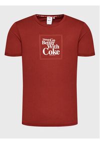 Puma T-Shirt COCA-COLA Graphic 536158 Czerwony Regular Fit. Kolor: czerwony. Materiał: bawełna