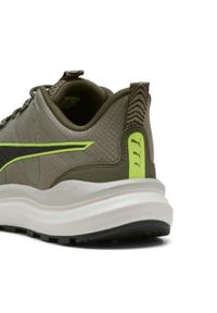 Puma - Buty do biegania w terenie Reflect Lite PUMA Loden Green Velvet Moss Brown. Kolor: brązowy, zielony, wielokolorowy. Sport: bieganie