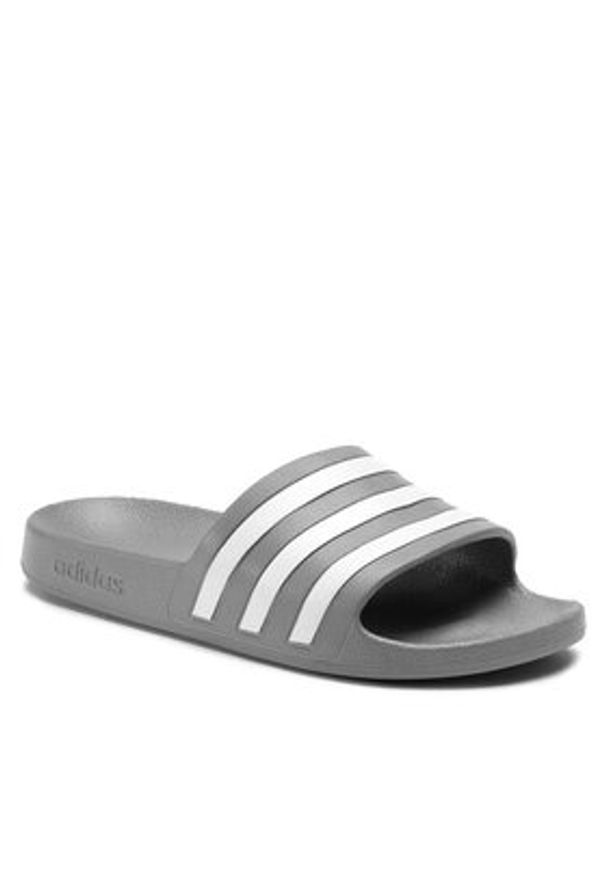 Adidas - adidas Klapki adilette Aqua F35538 Szary. Kolor: szary. Materiał: syntetyk